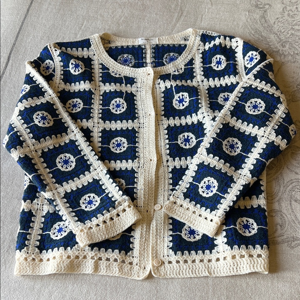 Granny Square Crochet Cardigan